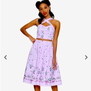 Hot topic aristocats marie skirt crop top outfit
